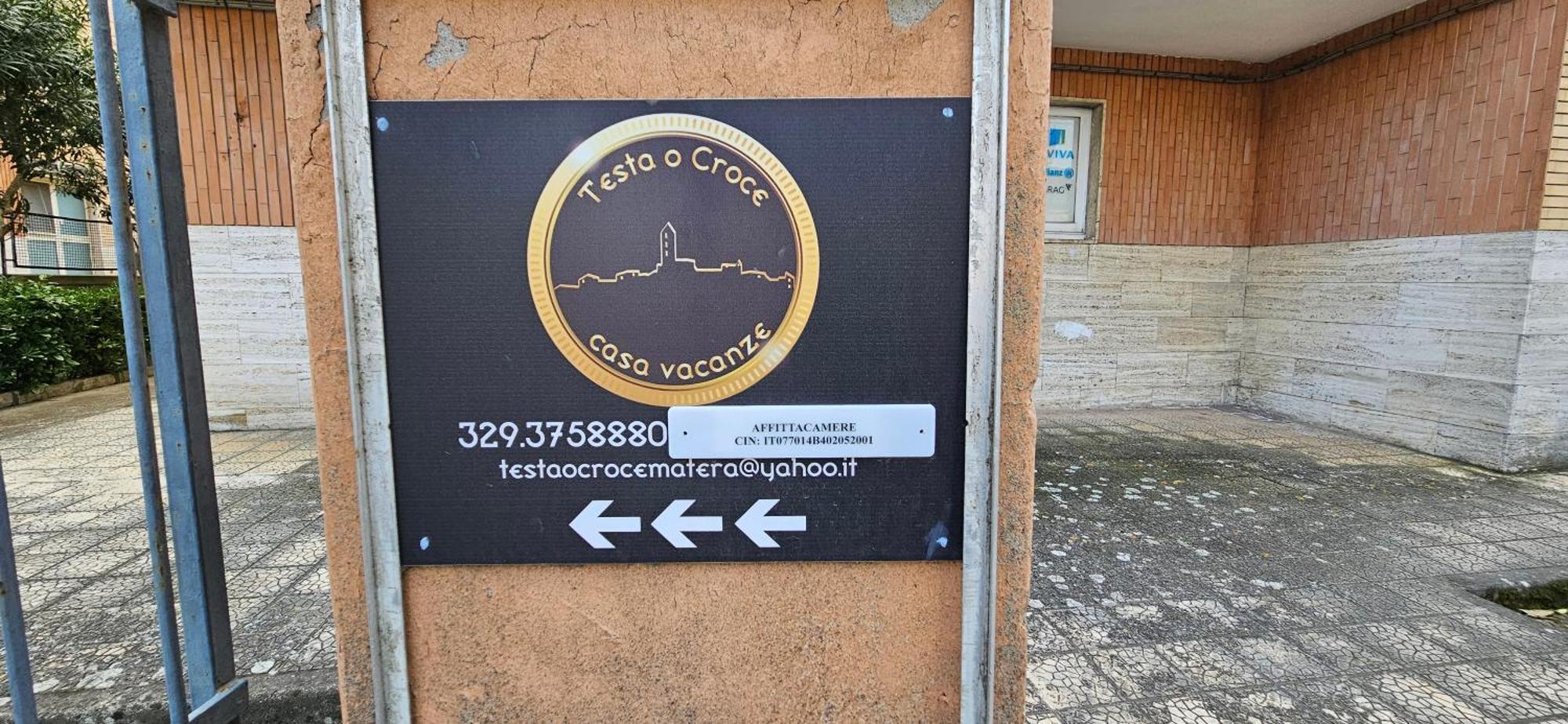 Testa O Croce Casa Vacanze Matera Kültér fotó